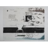 Micheal Farrell (1940-2000) The President's Letter Etching, 57 x 76cm (22½ x 30'') Signed and