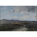 Frank McKelvey RHA RUA (1895 - 1974) Donegal Landscape Oil on board, 30 x 42cm (11¾ x