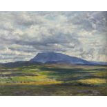 Thomas Ryan PPRHA (b.1919- 2021) Murckish Mountain Oil on board, 50 x 63cm (19¾ x 24¾") Signed