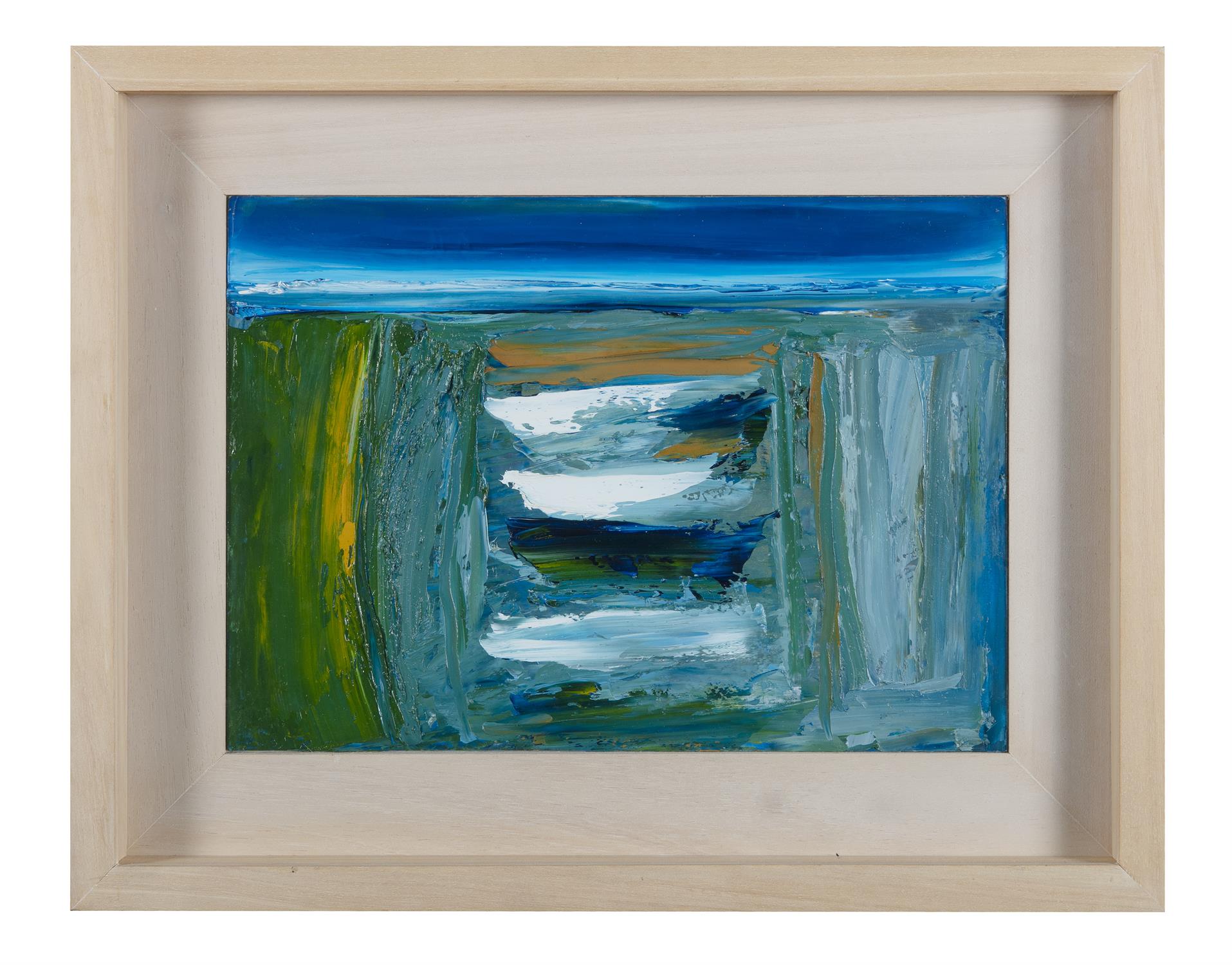 Sean McSweeney HRHA (1935-2018) Shoreline Pools, Sligo Oil on board, 25 x 35cm (10 x - Image 2 of 3