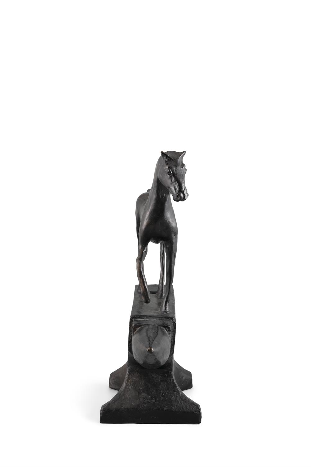 Barry Flanagan (1941 - 2009) Horse on Anvil (2001) Bronze, 55.2 x 50.8 x 21cm (21¾ x 20 x - Image 5 of 6