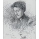 John Butler Yeats (1839-1922) Study of a Lady Pencil, 27 x 22cm (10¾ x 8¾") Signed