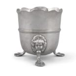 A GEORGE III IRISH PROVINCIAL SILVER SUGAR BOWL, Cork c.1780, makers mark of Stephen Walsh and