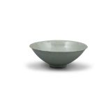 A ‘WAVE PATTERN’ DING BOWL CHINA, POSSIBLY SONG DYNASTY Of conical circular shape, it rests on a