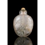 PROPERTIES FROM A FRENCH COLLECTOR OF JADE CARVINGS AND SNUFFBOTTLES A ROCK CRYSTAL ‘MYTHICAL BEAST,