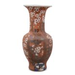 A LARGE BIEN HOA 边和 STONEWARE TYPE ‘MAGPIE AND PLUM - CHÚC MỪNG MEISHAO - 喜上梅稍’ PHOENIX TAIL VASE,