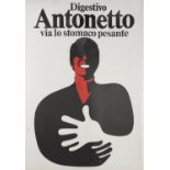 ANONYMOUS Antonetto - Per lo Stomaco Pesante, 1960s Colour offset, 139 x 99.5cm