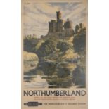 JOHN CHOTER Northumberland, 1950s Lithograph, 101.5 x 63.5 cm