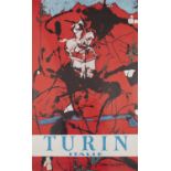 ADALBERTO CAMPAGNOLI Turin Poster 98 x 62cm