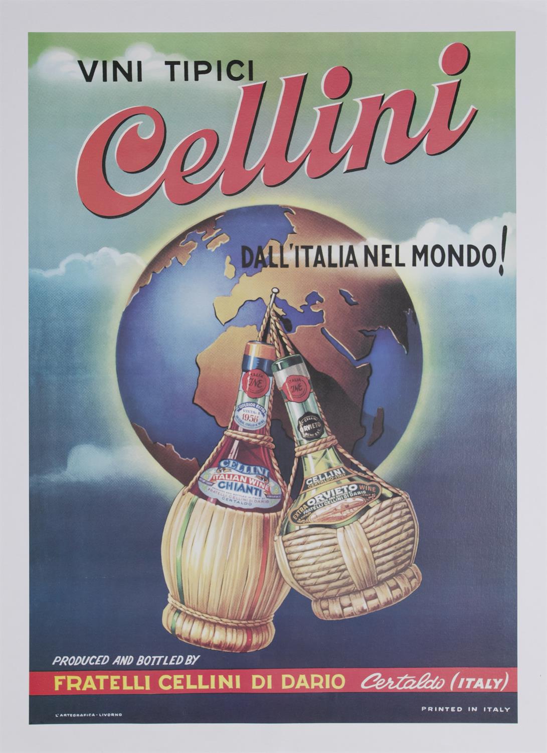 ANONYMOUS Cellini, 1950s Colour offset, 75 x 55cm