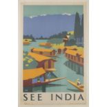 HORACE TAYLOR See India Lithograph, 101.5 x 64cm