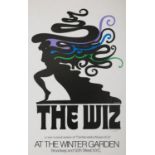 ANONYMOUS "The Wiz" At Winter Garden by Milton Glazer 56 x 36cm 1st Edition with certificate