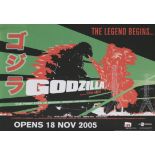 A MISCELLANOUS COLLECTION OF NINE FILM POSTERS, including two 'Godzilla,' two of 'Primer,