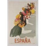 JOSE MORELL Espana - Madrid Lithograph, 101 x 65cm