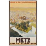 R. SONDERER Metz, 1930s Lithograph, 103.5 x 66cm