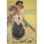 A. REGAERT Mexico: Jarocha 93.5 x 63.5 cm