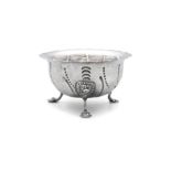 AN IRISH GEORGE III SILVER SUGAR BOWL, Dublin c.1770, mark of William Hughes, of circular form,