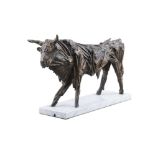 John Behan RHA (b.1938) The Bull Finnbhennach Bronze, 30 x 51 x 15cm (11¾ x 20 x