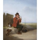 Richard Staunton Cahill (c.1827-1904) A Mischievous Postman Oil on canvas, 35 x 29.5cms (13.
