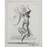 Colin Middleton MBE RHA RUA (1910 - 1983) Dancing Figure Pencil, 16 x 12.5cm (6¼ x 5") Signed