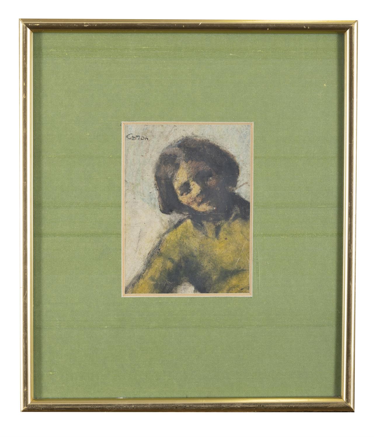 William Conor RHA RUA ROI (1881-1968) Smiling Girl Pastel, 13 x 9.5cm (5" x - Image 2 of 5