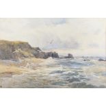 Helen O'Hara (1846-1920) Coastal Scenes on the South Coast of Ireland A pair, watercolour,