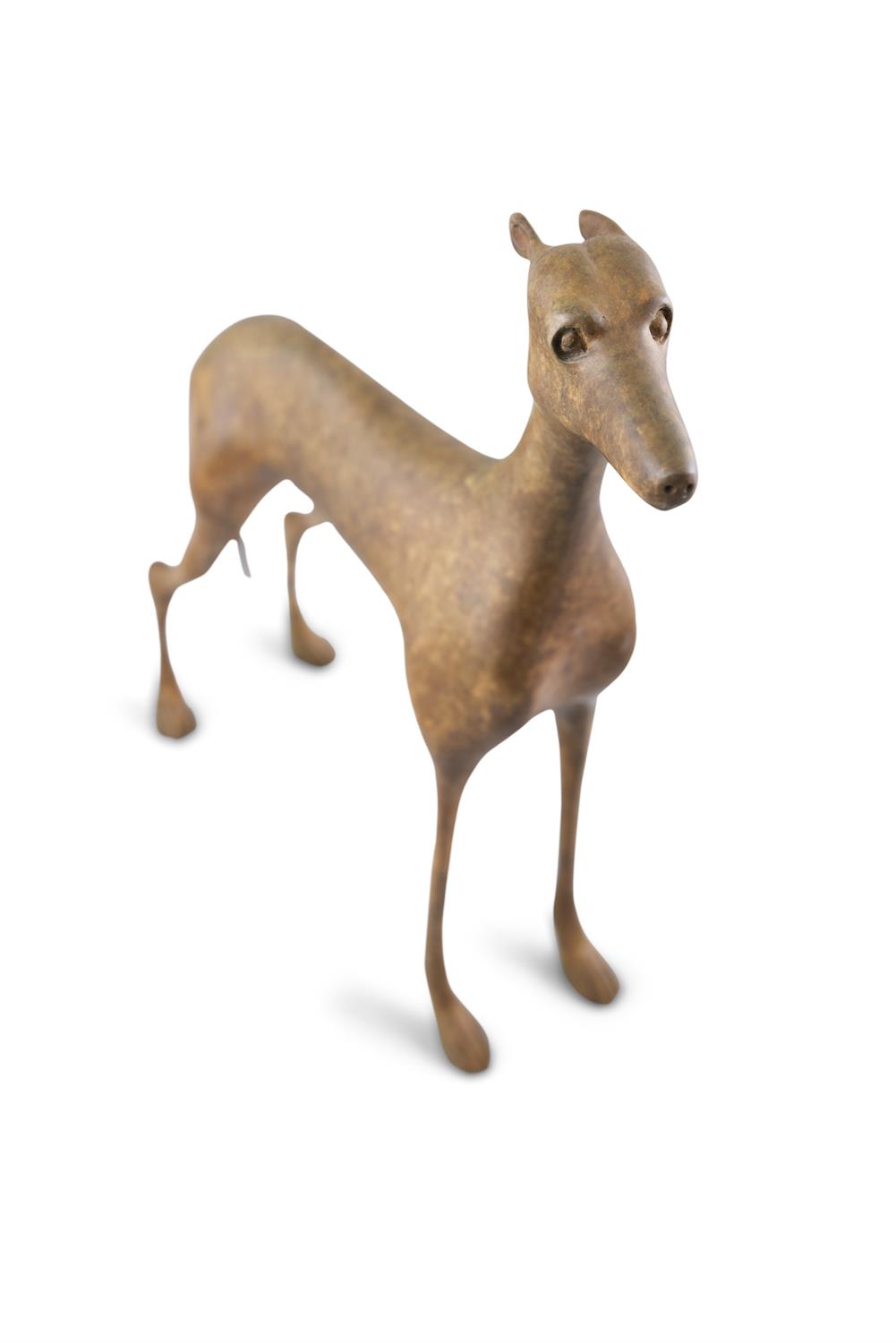 Anthony Scott (b.1968) Greyhound Bronze, 49 x 43 x 16cm high (19¼ x 17 x 6¼") Signed, - Image 2 of 4