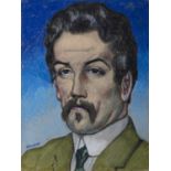 Harry Kernoff (1900-1974) Portrait of John Millington Synge Pastel, 39 x 30cm (15¼ x