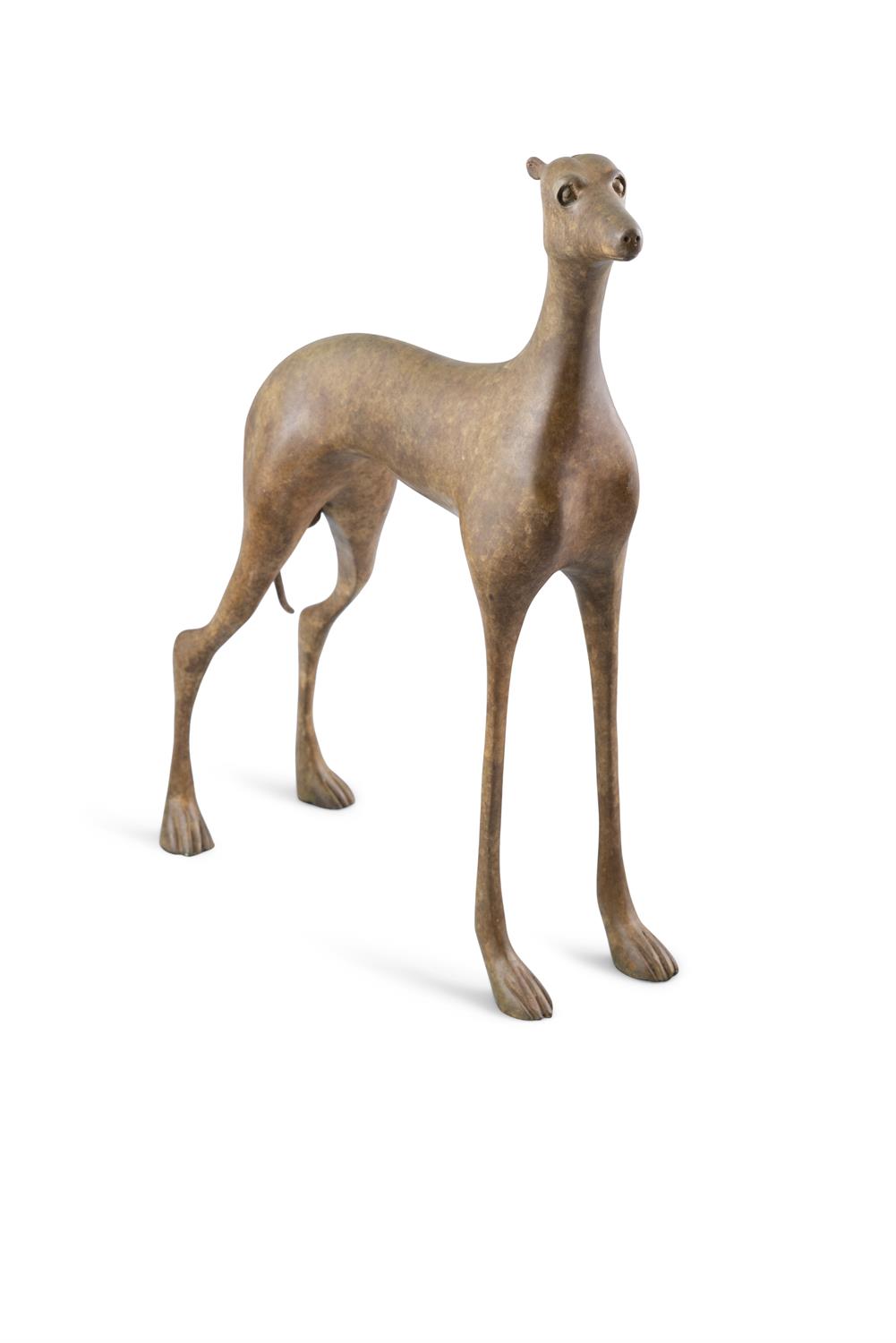 Anthony Scott (b.1968) Greyhound Bronze, 49 x 43 x 16cm high (19¼ x 17 x 6¼") Signed, - Image 3 of 4