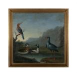 ATTRIBUTED MARMADUKE CRADDOCK (18TH CENTURY) Exotic Birds Oil on canvas, 70 x 72cm