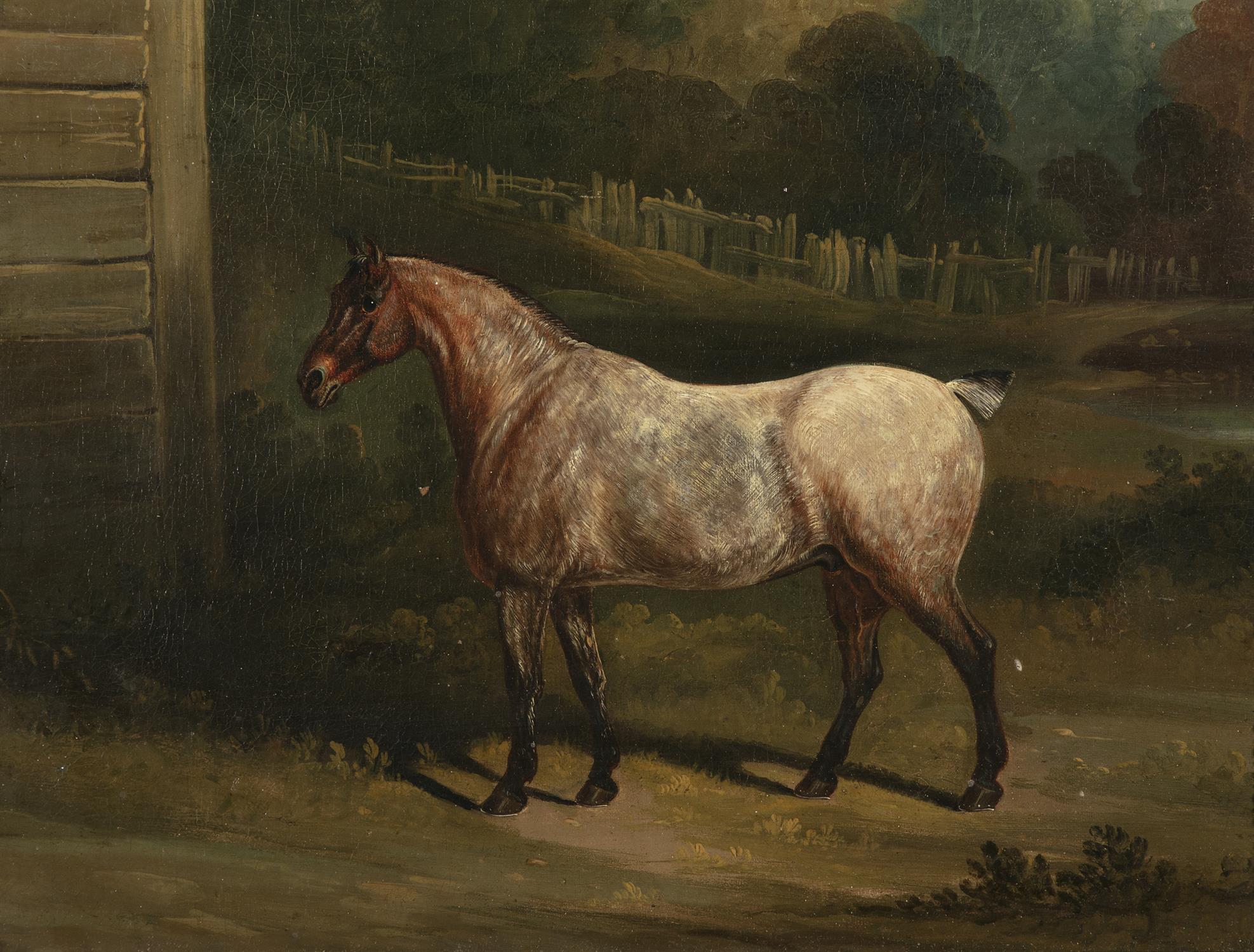 BENJAMIN HERRING SNR (1830 - 1871) A hunter in a landscape Oil on canvas, 24 x 34cm - Bild 2 aus 3