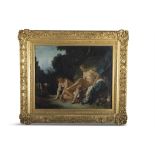 AFTER FRANCOIS BOUCHER Diana bathing Oil on canvas, 85.5 x 98.5cm