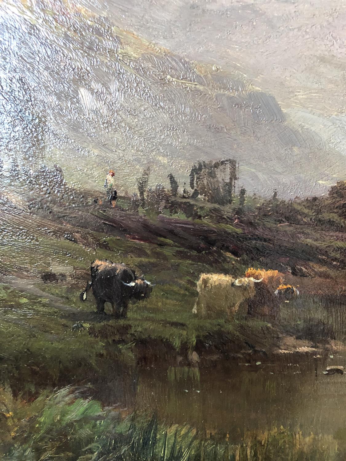 ALFRED DE BREANSKI SNR. RBA (1852 - 1928) Ben Nevis Oil on canvas, 46 x 61.5cm Signed - Bild 8 aus 13