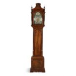 A GEORGE III MAHOGANY CASED LONGCASE CLOCK, by Thomas Hunter of London, the pagoda topped hood