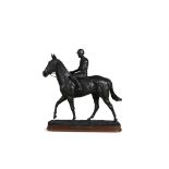 EMMA MCDERMOTT (IRISH, CONTEMPORARY) Arkle & Pat Taaffe Bronze, 64cm wide x 67cm