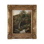 THOMAS CRESWICK (1811 - 1869) The Overshot Millwheel Oil on canvas, 68 x 53cm Signed