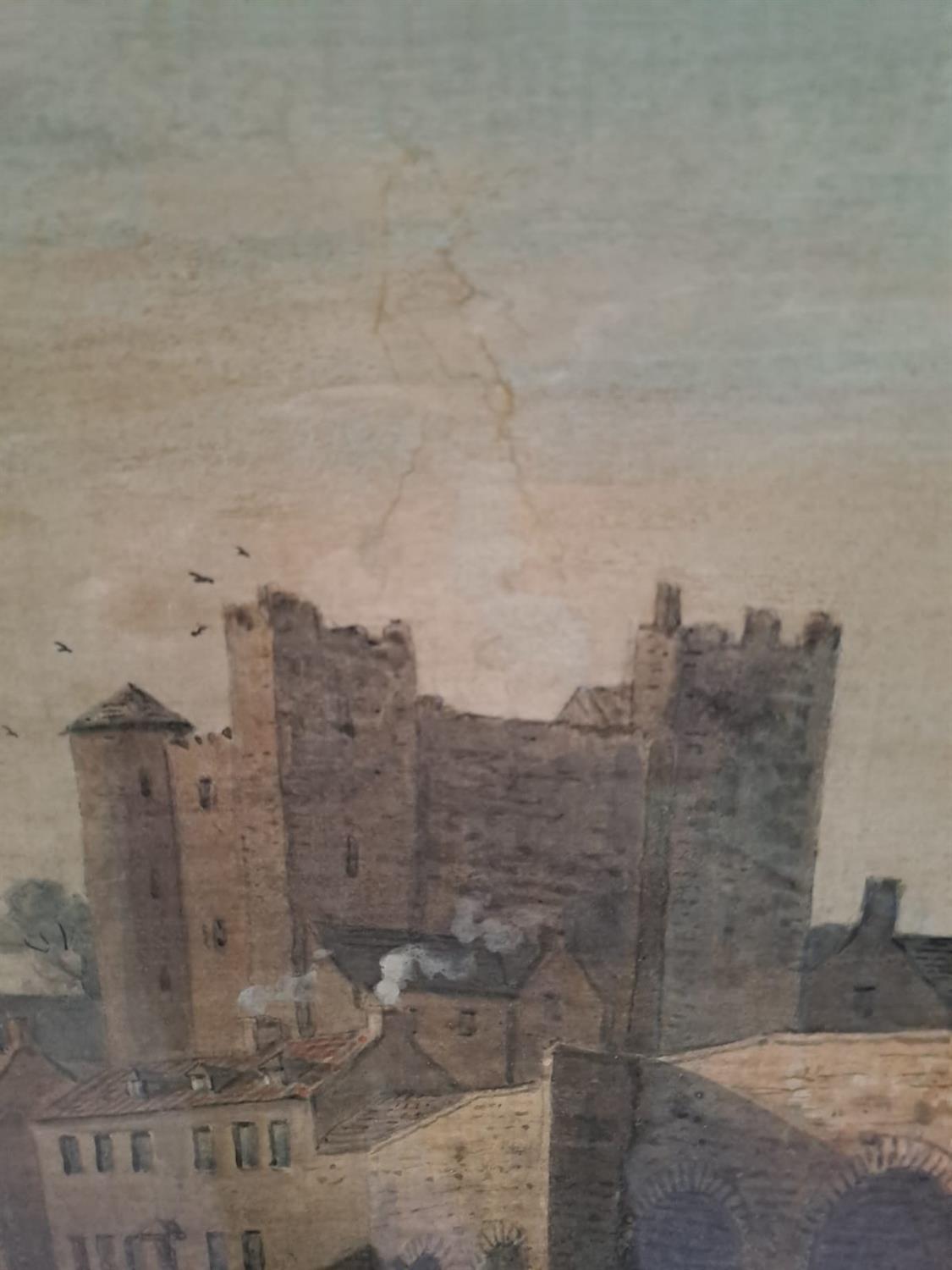 PAUL SANDBY RA (1731-1809) A View of the Castle and Bridge at Enniscorthy County Wexford, - Image 9 of 12