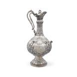 AN IRISH SILVER PRESENTATION 'ARMADA' EWER, Dublin c.1865, makers mark of John Smyth,