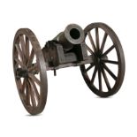A BRONZE BANDED SHORT BARREL CANON, 18th Century or earlier, with the raised A and the VOC