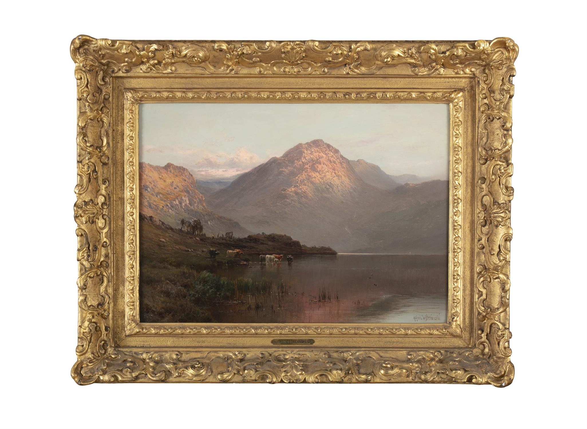 ALFRED DE BREANSKI SNR. RBA (1852 - 1928) Ben Nevis Oil on canvas, 46 x 61.5cm Signed