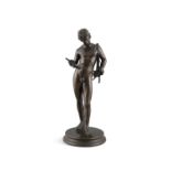 ***PLEASE NOTE: DESCRIPTION SHOULD READ*** A BRONZE REDUCTION OF STATUE OF NARCISSUS 19TH CENTURY,