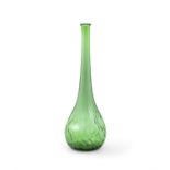 GLASS VASE A large green glass vase, Italy c.1970. 51.5cm (h)