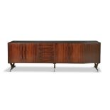 MOBILI CANTU A rosewood sideboard by Mobili Cantu, Italy. c.1960. 290 x 45.5 x 93cm (h)
