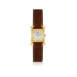 A GOLD PLATED 'HEURE H' WRISTWATCH, BY HERMÈS, 2007 3-jewels Cal-901001 Swiss ETA quartz