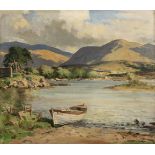 Maurice C. Wilks RUA ARHA (1910-1984) Middle Lake Killarney Oil on canvas, 61 x 71cm (24 x