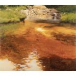 Trevor Geoghegan (b. 1946) The Red Pool (Wicklow) Oil on canvas, 85 x 97cm (33½ x 38¼") Signed