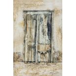 George Campbell RHA (1917-1979) Old Door Kinsale Mixed media, 28 x 17.7cm (11 x