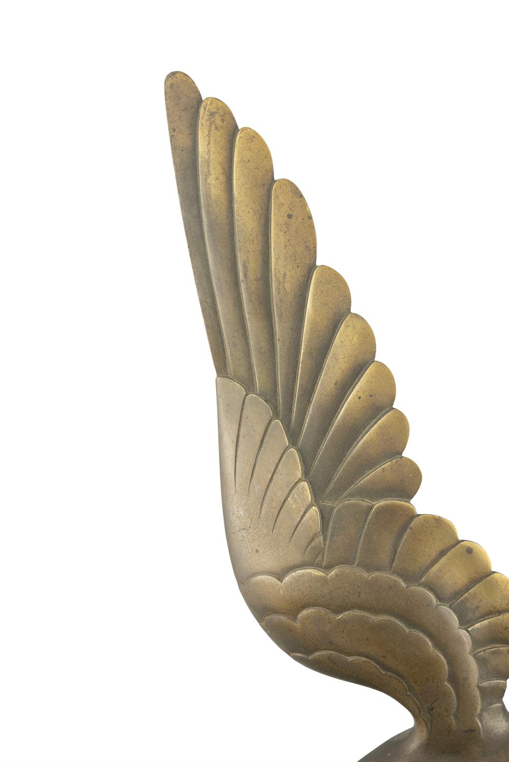 J. BRAULT, French 20th Century Crest of a Wave, Bronze model of a seagull, 59 x 46cm Signed on - Image 3 of 4