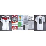 DFB - Trikot 2014 WM - Original match worn Spielertrikot von Deutschland mit der Rückennummer 16.