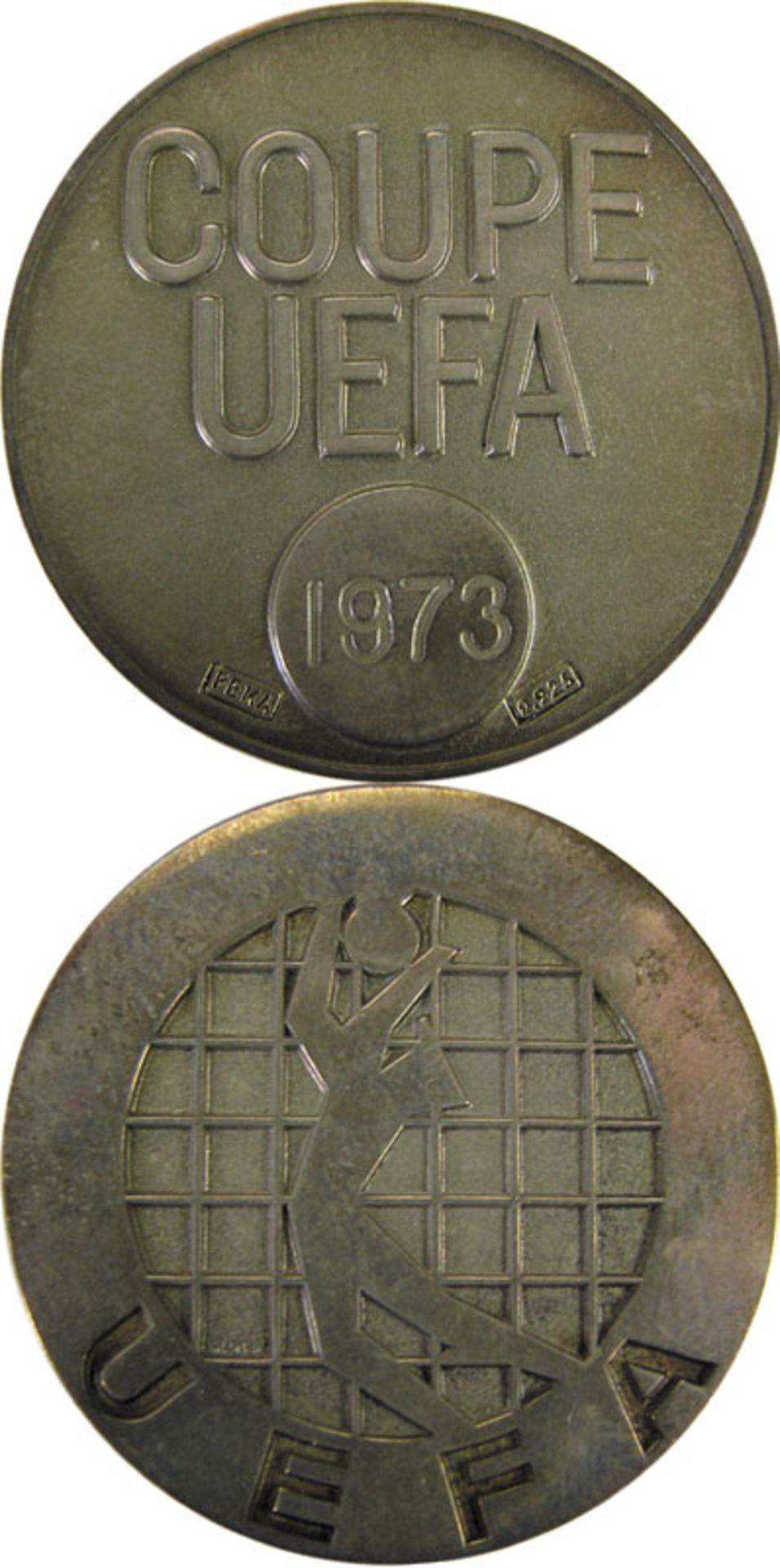 Winner's Medal UEFA Cup 1973 Borussia Moenchengla - Official winner (runners up) medal from Borussia